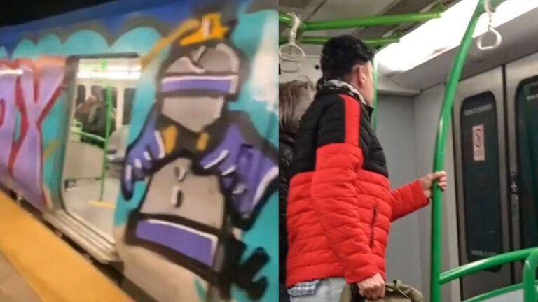 EFE Valparaíso presentó una denuncia por rayado de tren tras enfrentamiento entre pasajeros y grafiteros