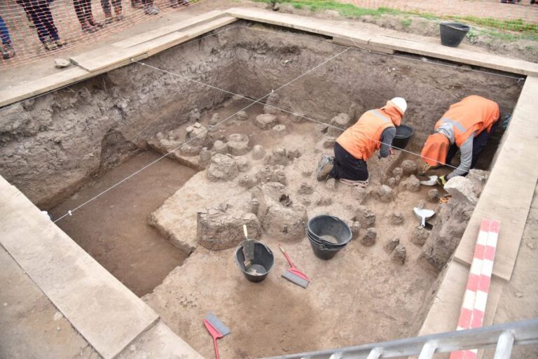 Metro descubre restos arqueológicos con más de 11 mil años de antigüedad en excavaciones de nueva Línea 7