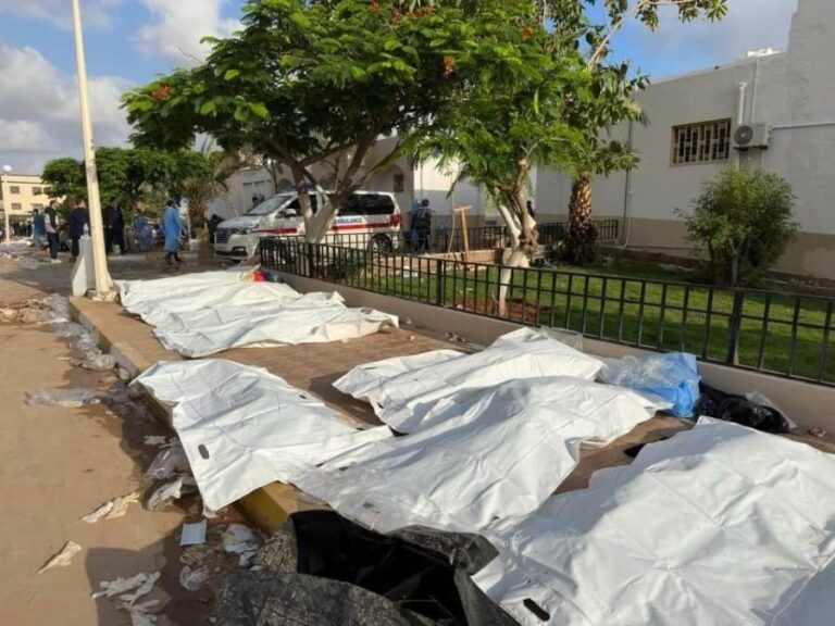 Inundaciones en Libia: Organismos temen que las muertes lleguen a los 20 mil