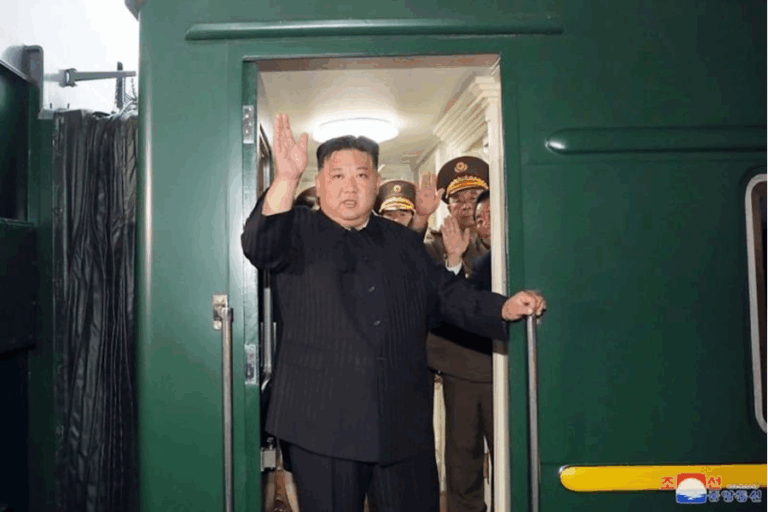 Kim Jong Un llega a Rusia en tren blindado para reunirse con Putin