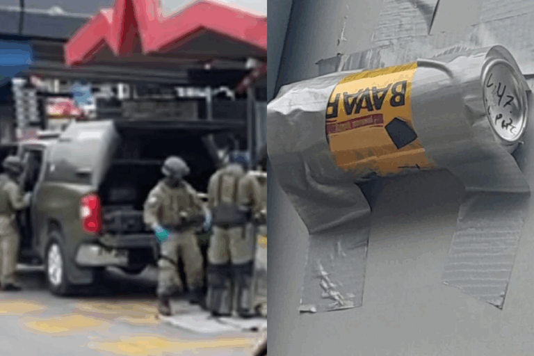 GOPE descarta presencia de artefacto explosivo en Escuela Militar: Era una lata pegada con cinta a una señalética