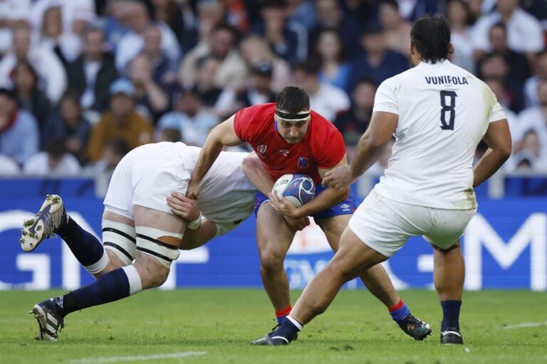 Los Cóndores caen ante Inglaterra en su histórico tercer partido en el Mundial de Rugby