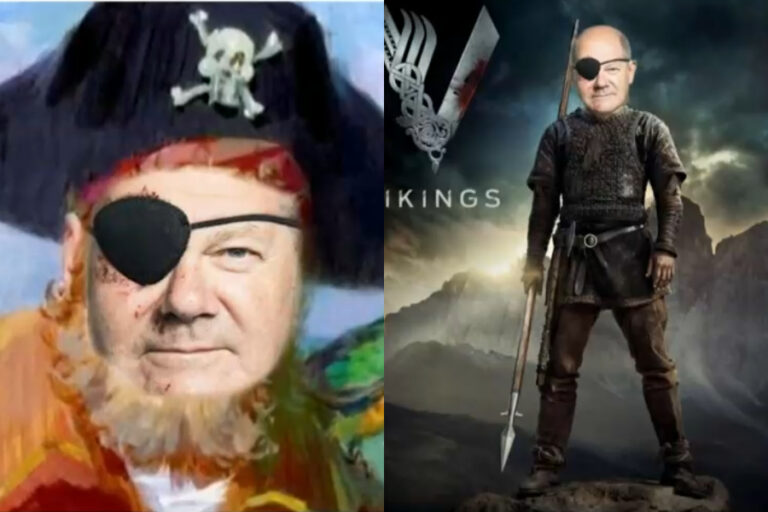 A pedido de él mismo: Los memes que dejó el parche en el ojo del canciller alemán