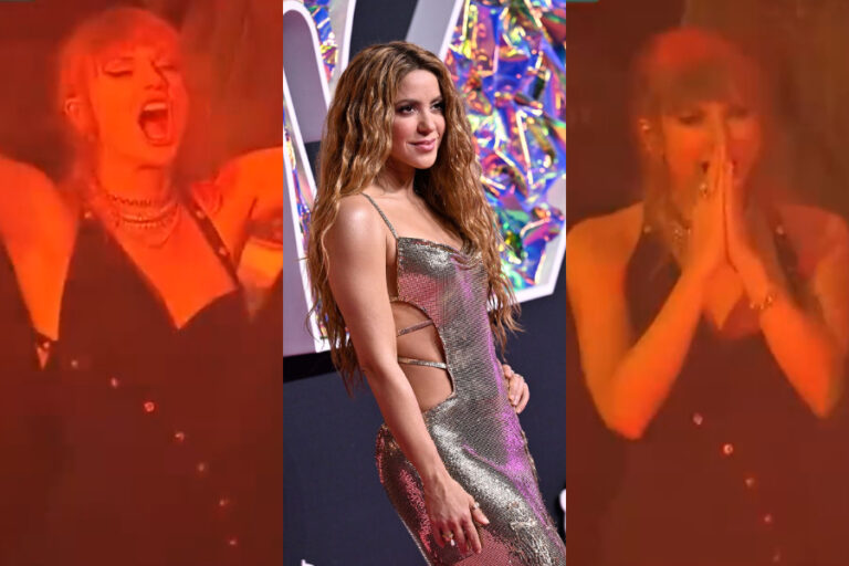 Las expresivas reacciones de Taylor Swift a la icónica presentación de Shakira en los MTV VMAs 2023