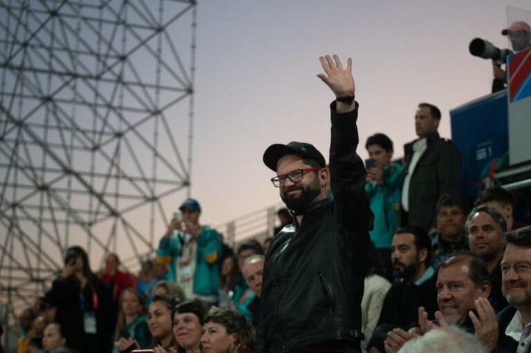 Pdte. Boric se saca el sombrero por organización de Santiago 2023: 