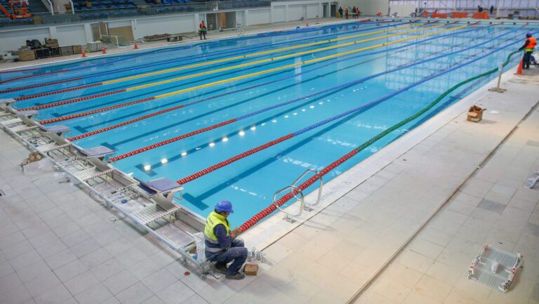 Nuevo incidente en Santiago 2023: Reportan rotura en piscina de clavados y delegación canadiense prestó ayuda