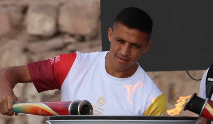 Santiago 2023: Alexis Sánchez cerró los relevos de la Antorcha Panamericana en Antofagasta