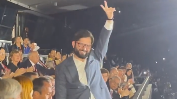 Santiago 2023: Presidente Boric es ovacionado por los asistentes en la inauguración de los Panamericanos