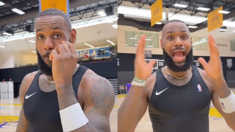 La divertida reacción de LeBron James al enterarse de que es el jugador más viejo de la NBA
