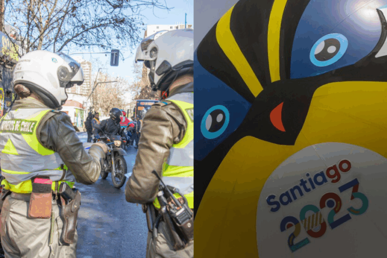 Viernes: Estos son los cortes y desvíos de tránsito por la inauguración de Santiago 2023