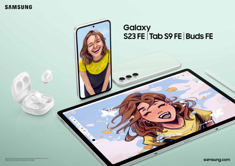 Samsung Galaxy S23 FE, Galaxy Tab S9 FE y Galaxy Buds FE ofrecen características destacadas a aún más usuarios