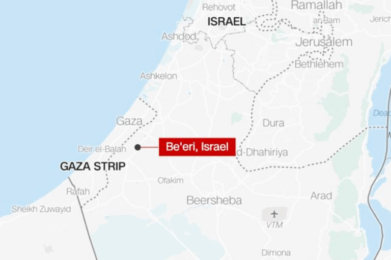 Encuentran más de 100 cadáveres en el kibutz israelí Be'eri tras el ataque de Hamás