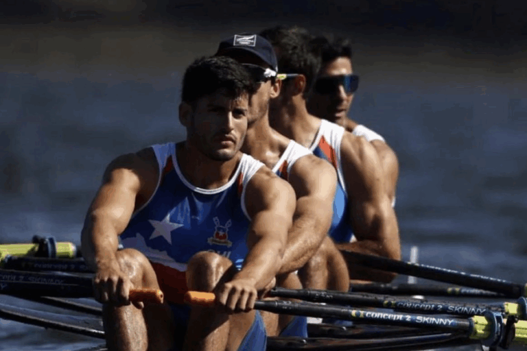 Séptima presea para Chile: Cuarteto de remo masculino conquistó medalla de plata