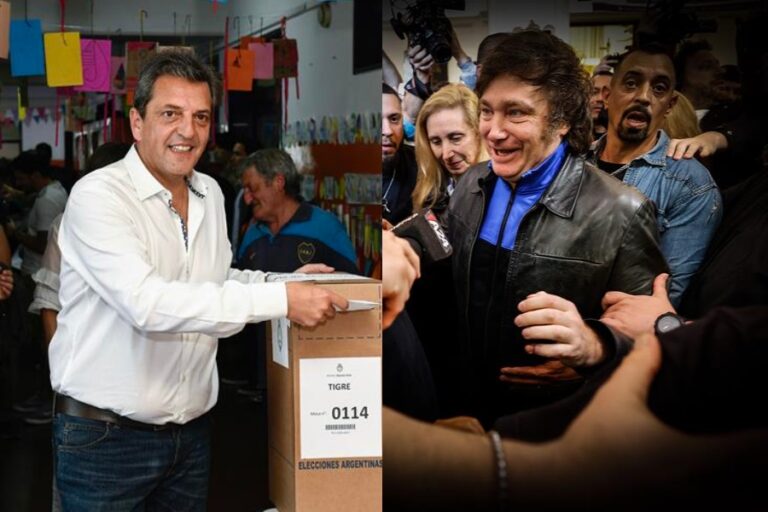 Massa sorprende en Argentina: Se impone en primera vuelta y disputará el balotaje con Milei