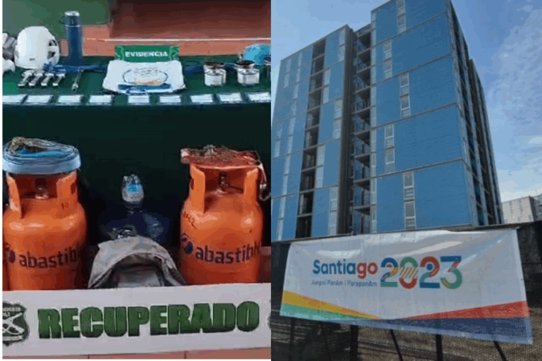 Sorprenden a tres sujetos robando en Villa Panamericana a semanas de Santiago 2023: Pretendían llevarse 40 credenciales