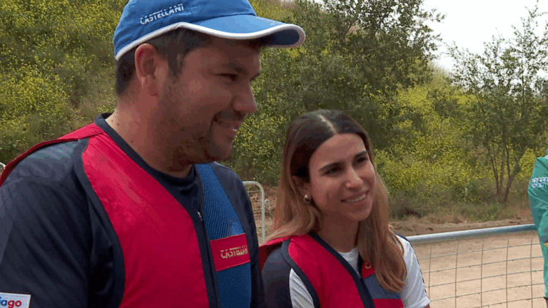 Crovetto y Flores se quedaron a un plato del bronce en skeet mixto: 