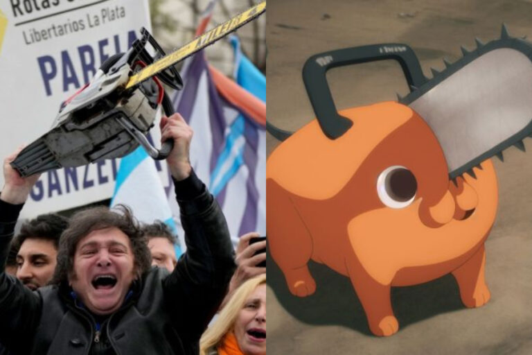 Comparan a Javier Milei con personaje de 