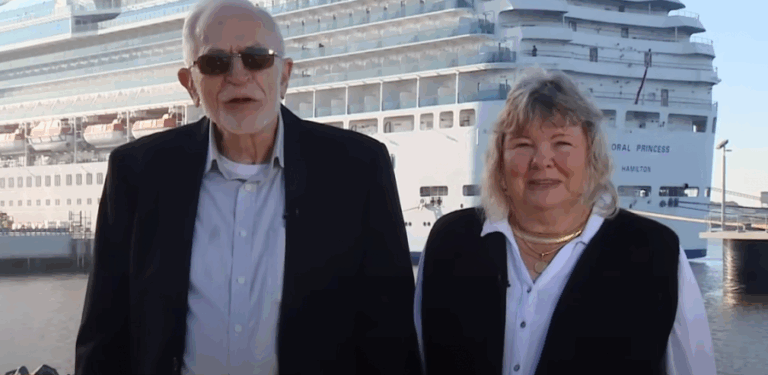 Pareja de jubilados reservó 51 cruceros seguidos y ya han viajado durante más de un año: Dicen que es más barato que un asilo