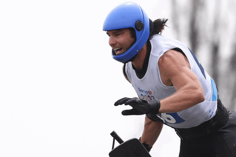 Los suyos se rompieron: Emile Ritter conquistó el oro en Panamericanos con esquís prestados