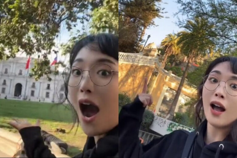 Famosa tiktoker coreana cuenta lo que más la sorprendió de Chile: 