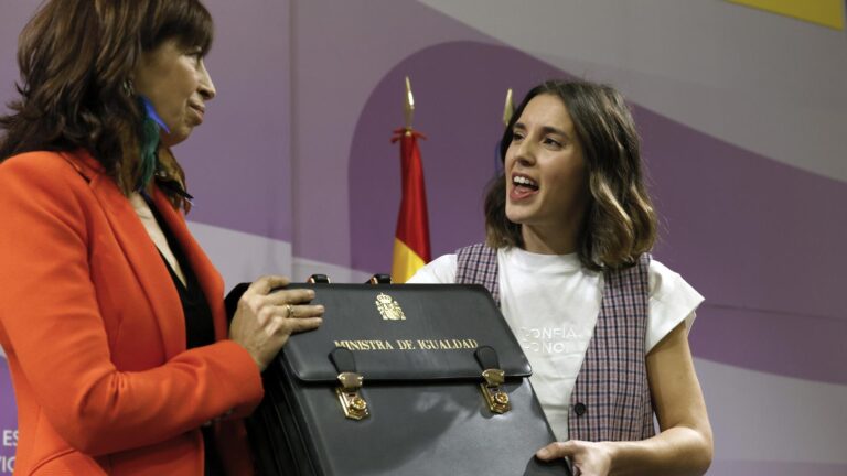 Irene Montero, exministra de Igualdad de España: 
