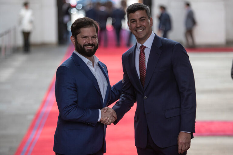 Presidente de Paraguay por marginación de Chile del Mundial 2030: 