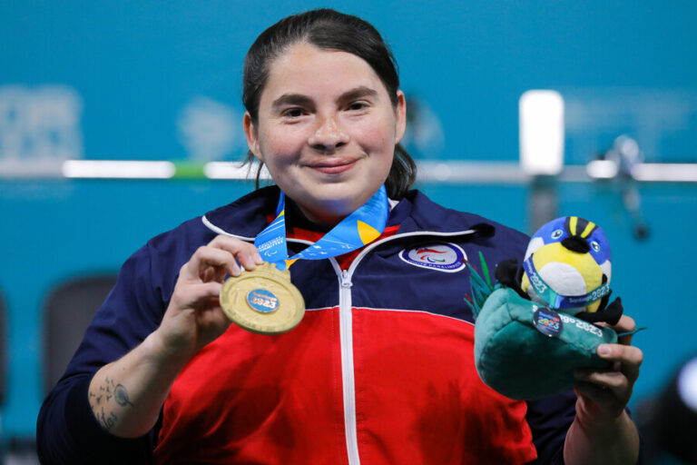 ¡Extraordinaria! Camila Campos consigue un nuevo oro para Chile y supera récord Parapanamericano en Santiago 2023