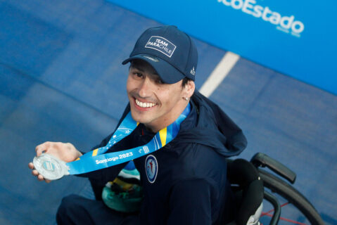 ¡Plata para Alberto Abarza! El nadador suma su quinta medalla en los Juegos Parapanamericanos