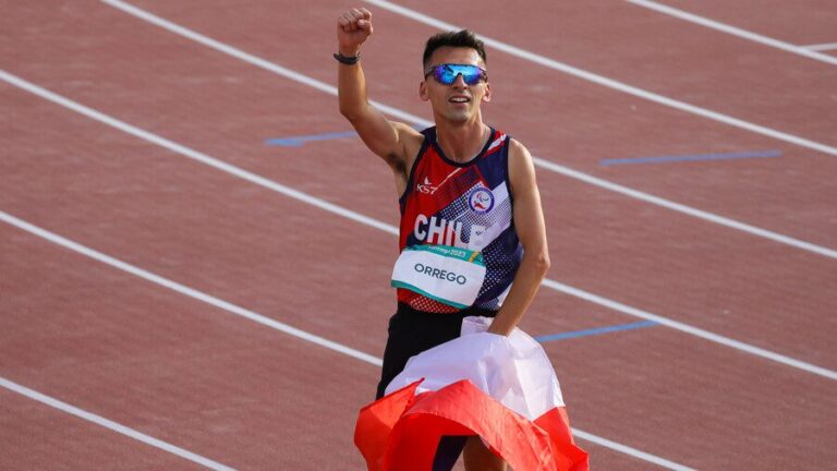 ¡Gigante! Mauricio Orrego consiguió una nueva medalla de oro para Chile en carrera de 1.500 metros