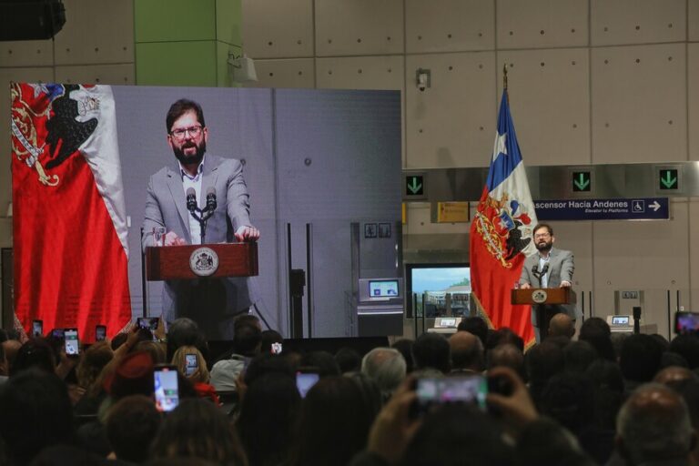 Pdte. Boric inaugura extensión de Línea 2 y destaca reducción de tiempos de viaje: 