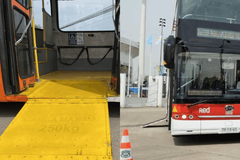 Presentan los 32 buses de Red Movilidad adaptados para trasladar a los atletas en los Parapanamericanos