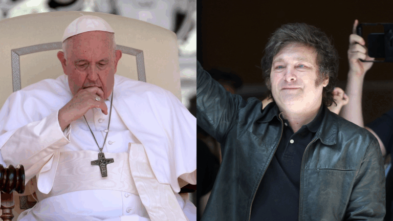 Javier Milei recibirá rosario bendecido por el Papa Francisco como obsequio de asunción