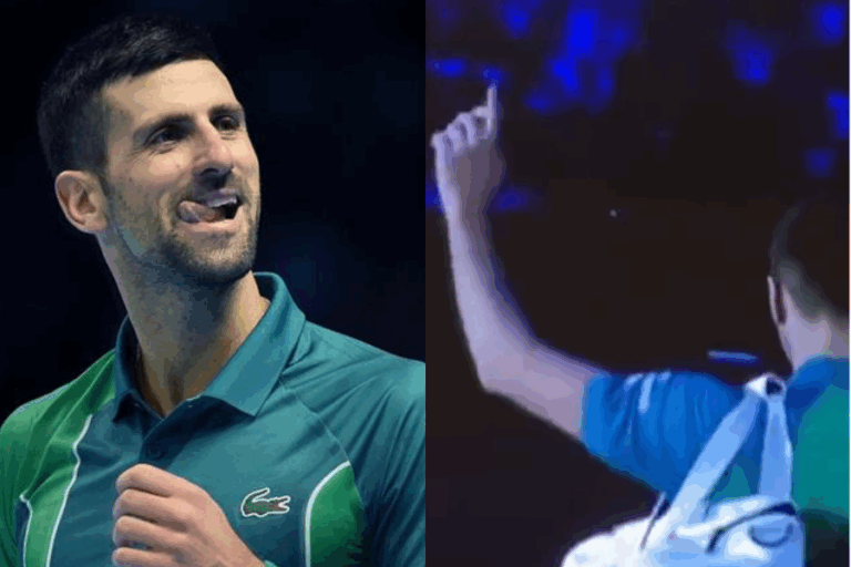Pese a los abucheos, Djokovic se mostró desafiante en su caída ante Sinner en la fase de grupos del Torneo de Maestros