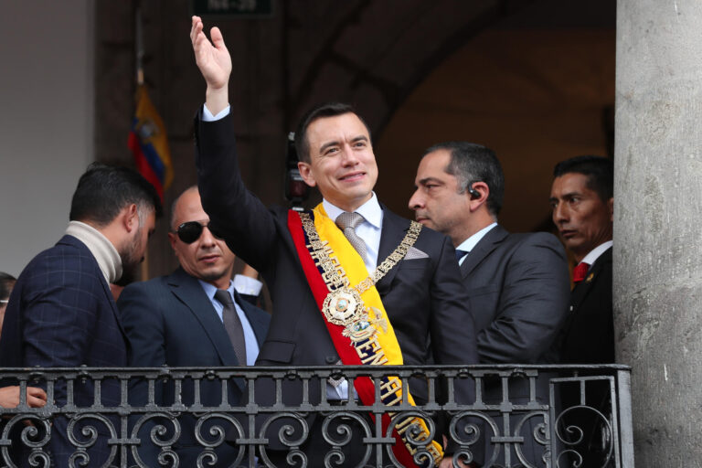 Daniel Noboa asume como nuevo presidente de la República del Ecuador