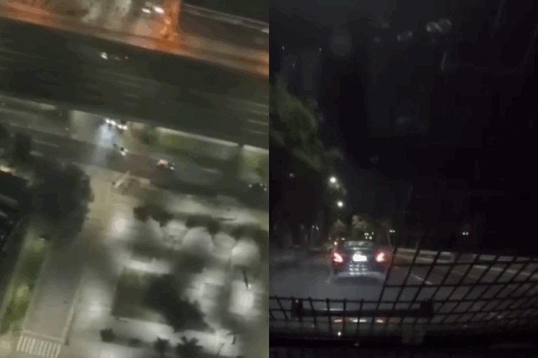 Persecución en Santiago: Dos detenidos tras realizar encerrona contra familia en Autopista Central