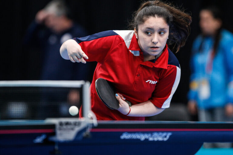 Florencia Pérez se impone en Tenis de Mesa y conquista el tercer oro para Chile en los Parapanamericanos