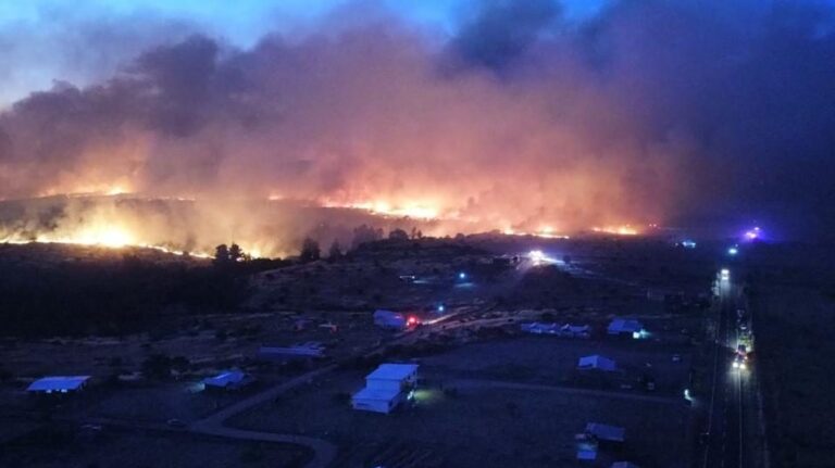 Decretan Alerta Roja para La Estrella por incendio forestal: Siniestro se desarrolla cercano a sectores poblados