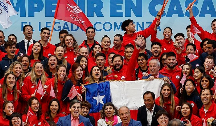 Team Chile es invitado a La Moneda para este miércoles tras su participación en Santiago 2023