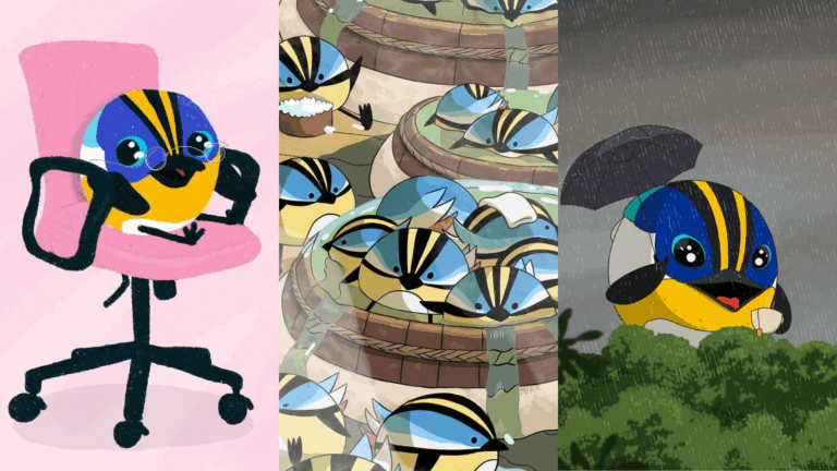 Fiumanía: 9 ilustraciones inspiradas en la mascota de Santiago 2023