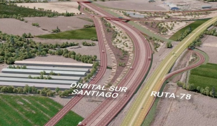 Orbital Sur: La nueva autopista que conectará las rutas 5 y 78 por el sector de Camino Lonquén