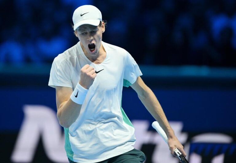 Sinner doblega a Medvedev y se instala como el primer finalista del Torneo de Maestros de Turín