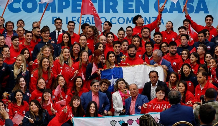 Team Chile visita este miércoles La Moneda: Revisa el recorrido que tendrán los deportistas por la RM