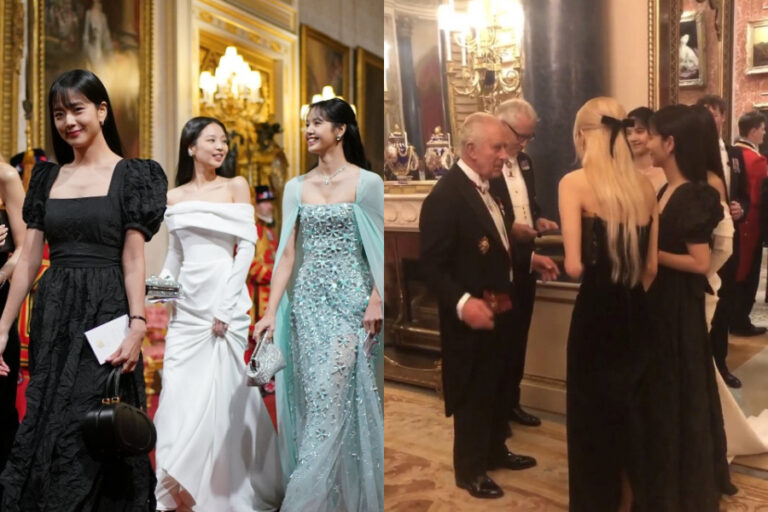 Invitadas de honor: El Rey Carlos se reunió con el grupo de K-pop Blackpink en el Palacio de Buckingham