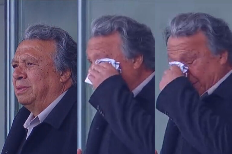 Santiago 2023: Elías Figueroa se emocionó hasta las lágrimas al escuchar el himno nacional en el duelo entre Chile y EE. UU.