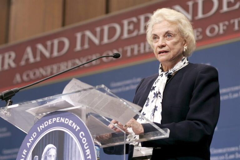 Sandra Day O'Connor, la primera mujer jueza del Tribunal Supremo de Estados Unidos, murió a los 93 años