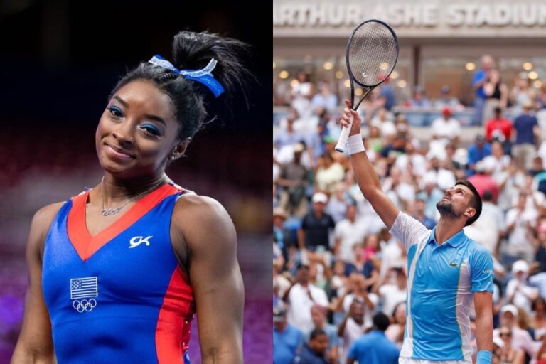 Simone Biles y Novak Djokovic son elegidos deportistas del año 2023 por la Asociación Internacional de Prensa Deportiva