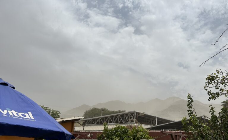 Senapred declara alerta amarilla en Copiapó y Tierra Amarilla por tormentas de arena y viento
