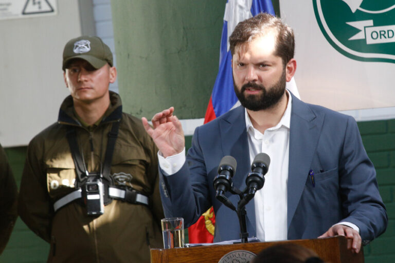 Pdte. Boric: “La sensación de inseguridad en Chile es verdadera”
