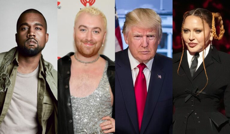 Con nombres como Kanye West, Madonna y Donald Trump: Estas son las 