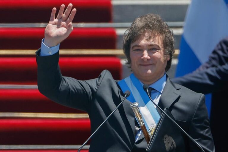 Milei en su primer discurso como presidente: 